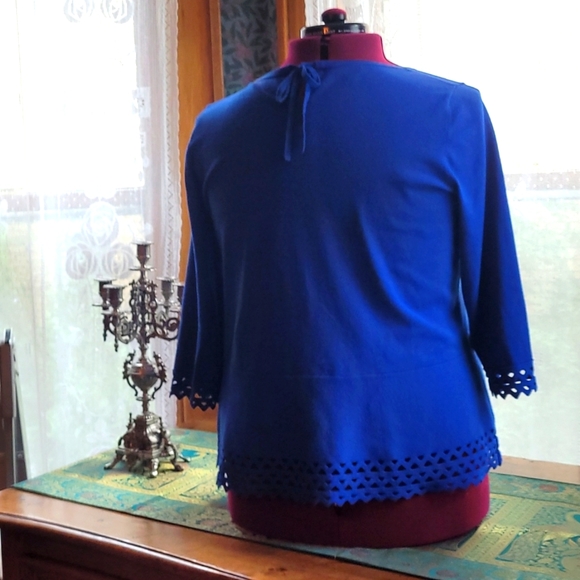 Talbots Royal Blue Sweater 2X - Picture 4 of 7
